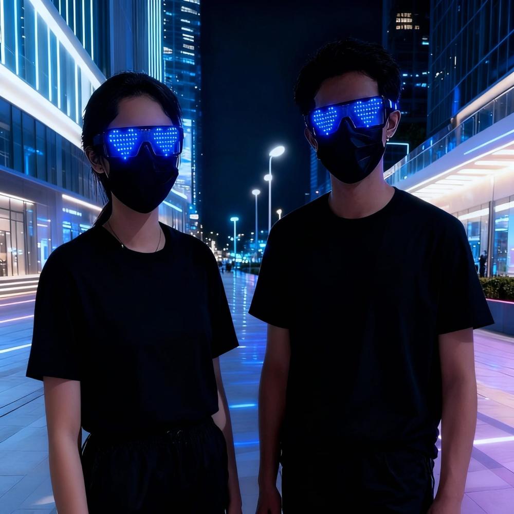 نظارات مضيئة ليد