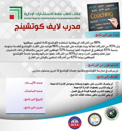 الشهاده الاحترافية في مدرب لايف كوتشينق