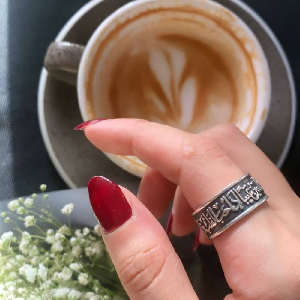 خاتم فضة أنيق يزين يدك بأحلى لمسة