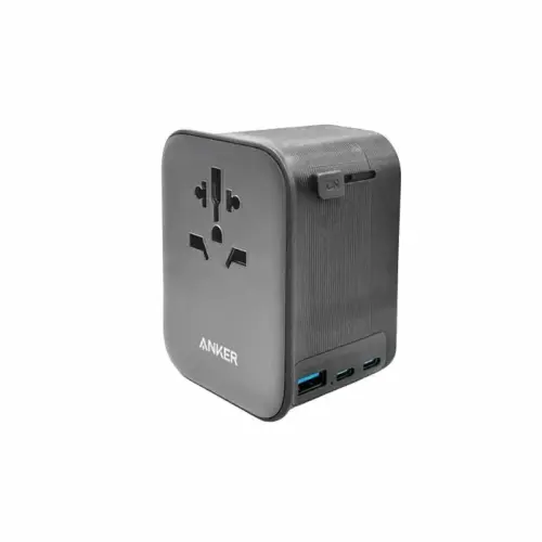 فيش سفر انكر العالمي متعدد المداخل 65 واط | منفذين Type-C ومنفذ USB