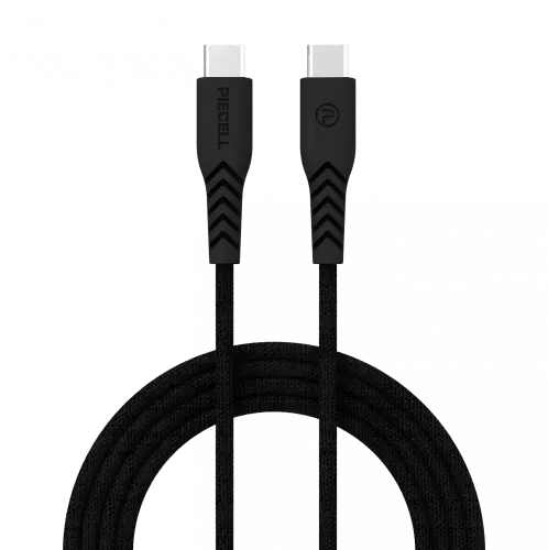 كيبل شحن تايب سي بايسل أصلي 2 متر | قماش مخملي وشحن سريع