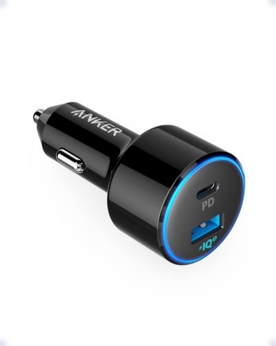 شاحن سيارة USB C من أنكر، باوردرايف مع 2PD و 1PD و 1PIQ مع توصيل الطاقة لأجهزة ماكبوك، وبيكسل،
