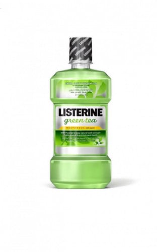 غسول فم ليسترين الشاي الأخضر بالفلورايد -250مل