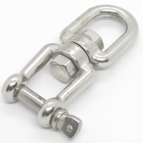 حلقة ربط دوار ستيل مقاس 10مم جهة D وجهة U