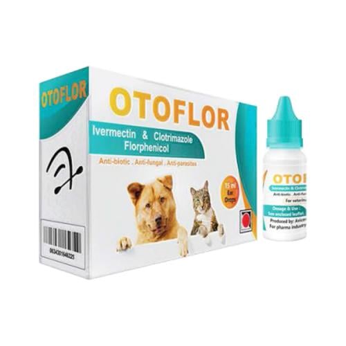 Otoflor ear mite and ear infection treatment drops for cats and - Main Image
