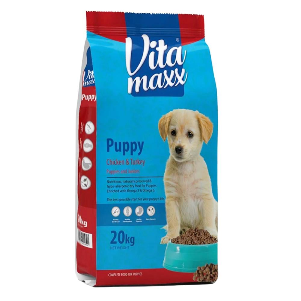 Vita Max Dry Food with Chicken and Turkey for Puppies 20 kg Lana