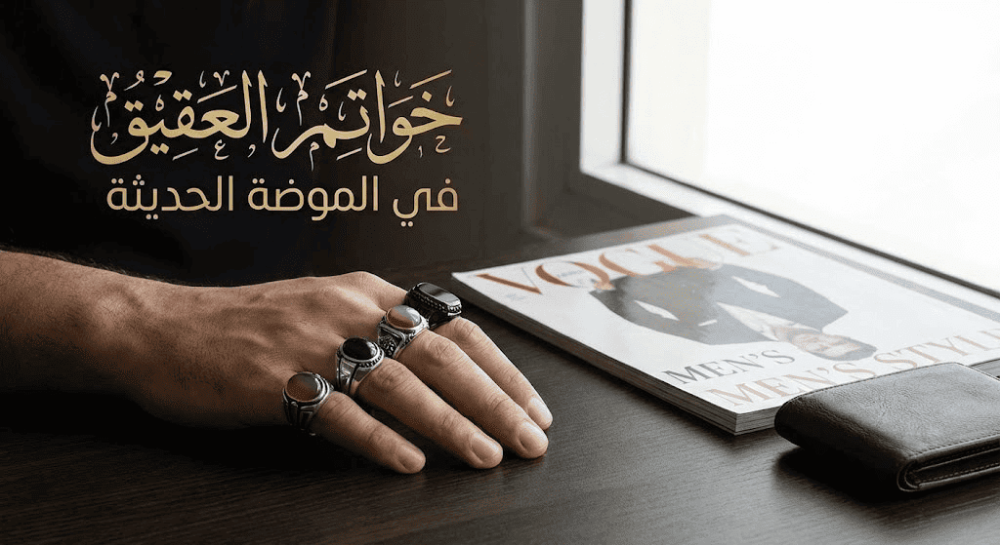 خواتم العقيق في الموضة الحديثة