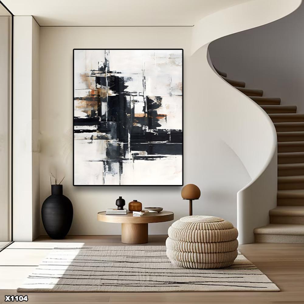 لوحة كانفس رسم تجريدي