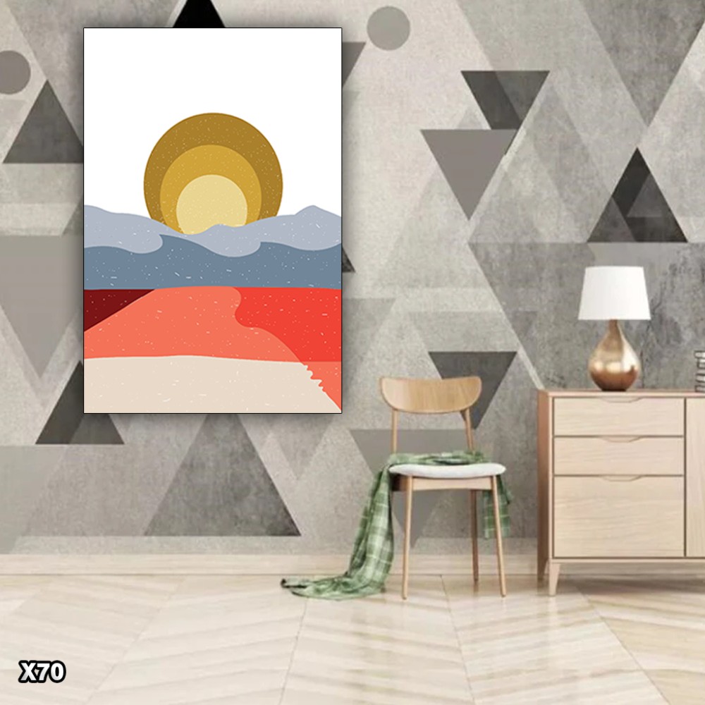 لوحة كانفس رسم تجريدي