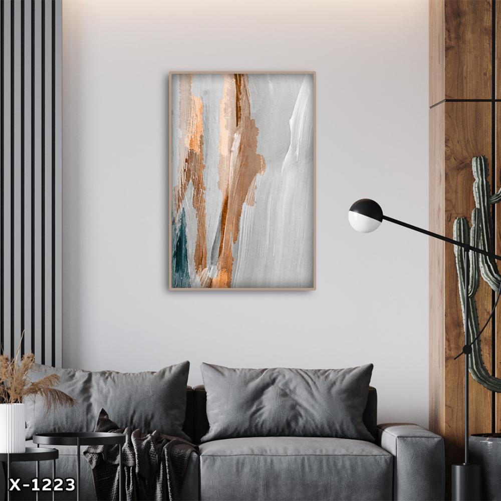 لوحة كانفس رسم تجريدي