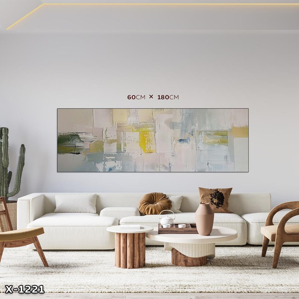 لوحة كانفس رسم تجريدي