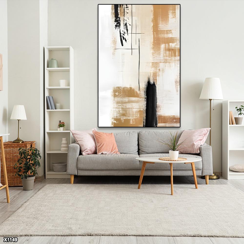 لوحة كانفس رسم تجريدي