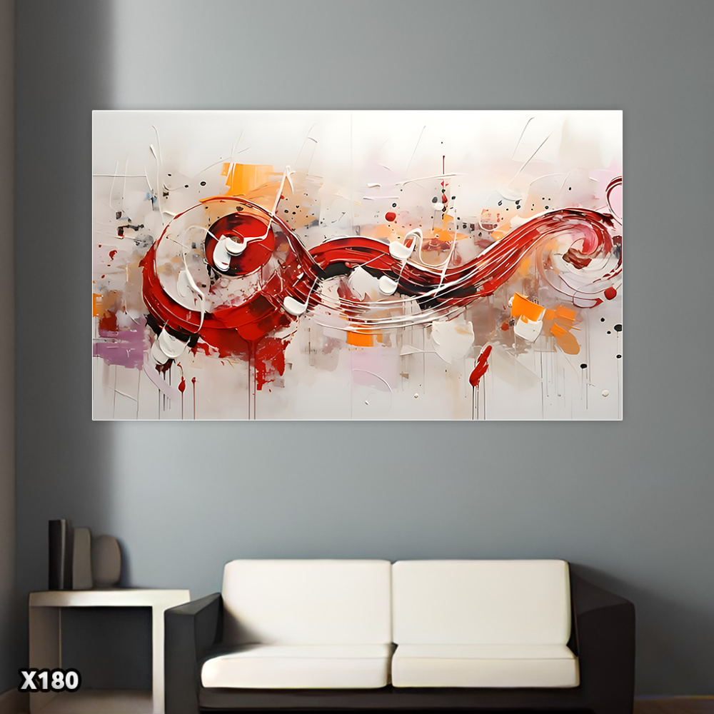 لوحة كانفس رسم التجريدي