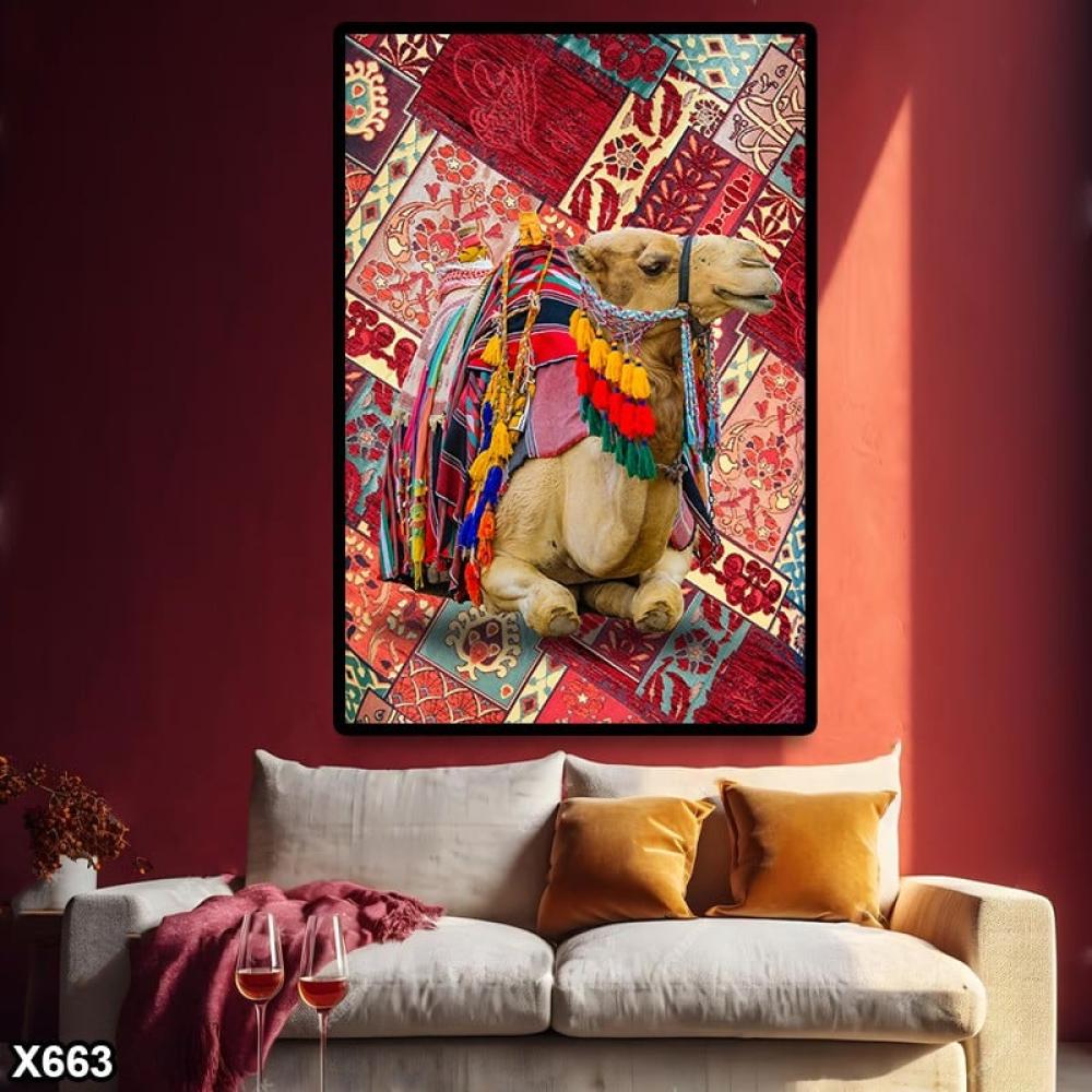 لوحة كانفس جمل