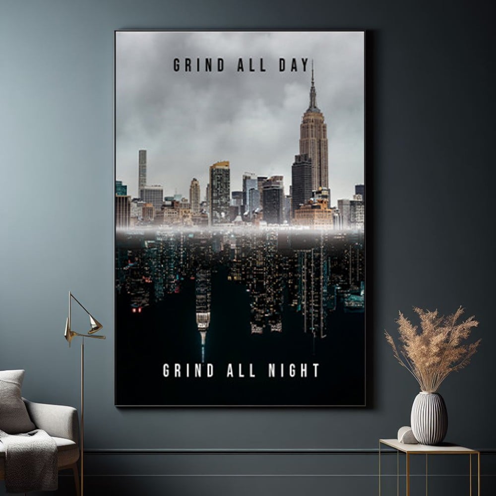 لوحة كانفاس مدينة