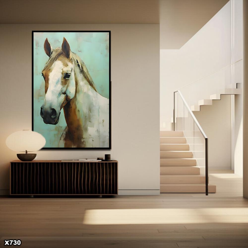 لوحة كانفس خيل