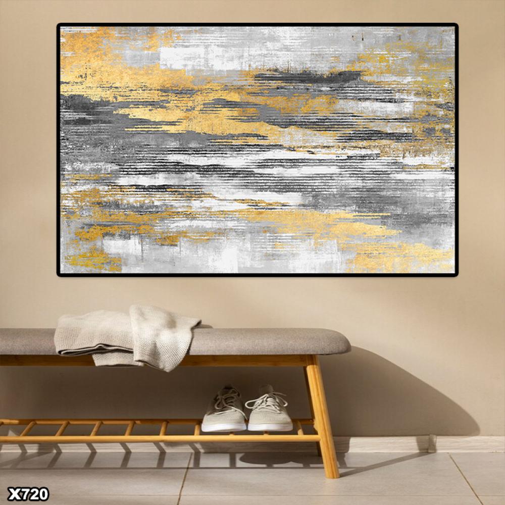 لوحة كانفس رسم تجريدي