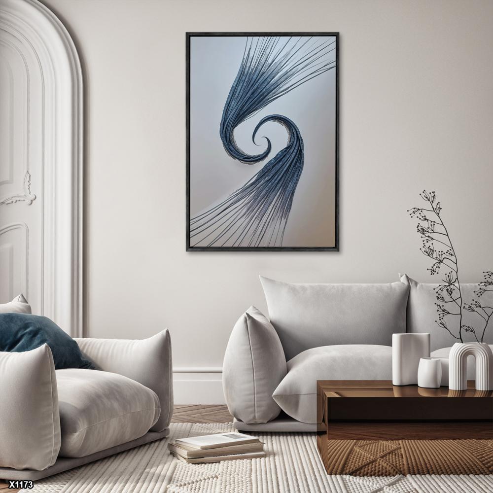 لوحة كانفس رسم تجريدي