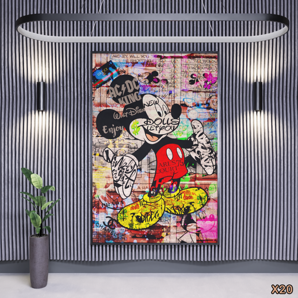 لوحة كانفاس ميكي ماوس