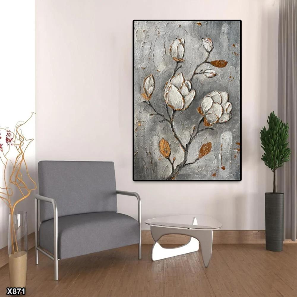 لوحة كانفس رسم تجريدي