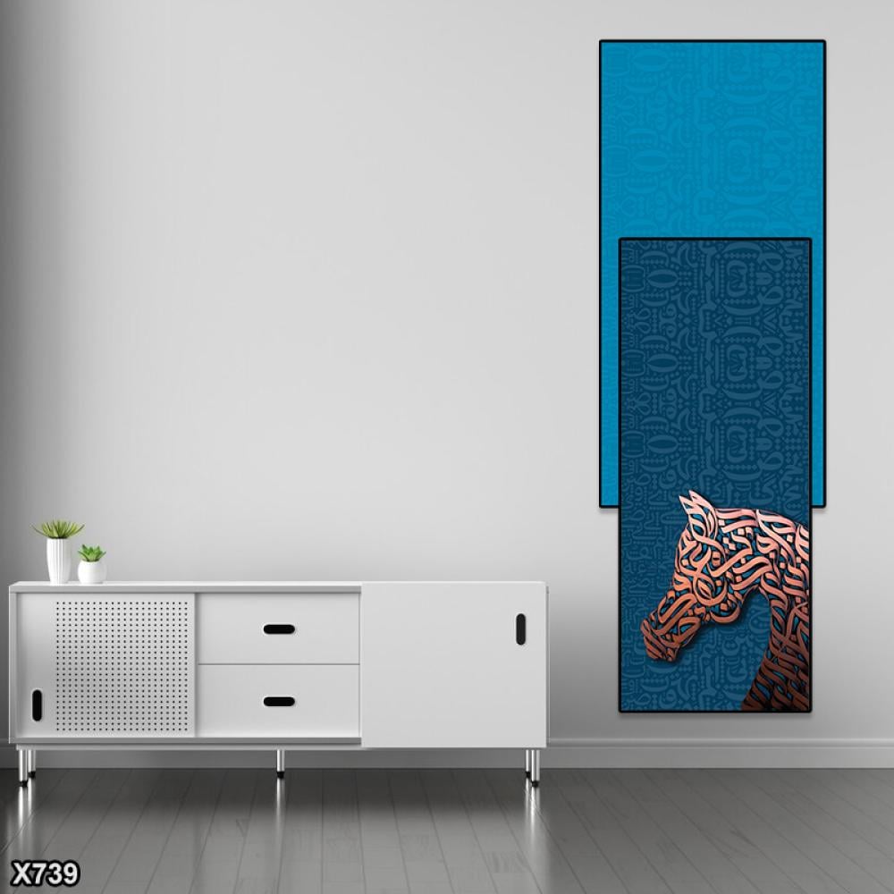 لوحتان كانفاس متداخلتان