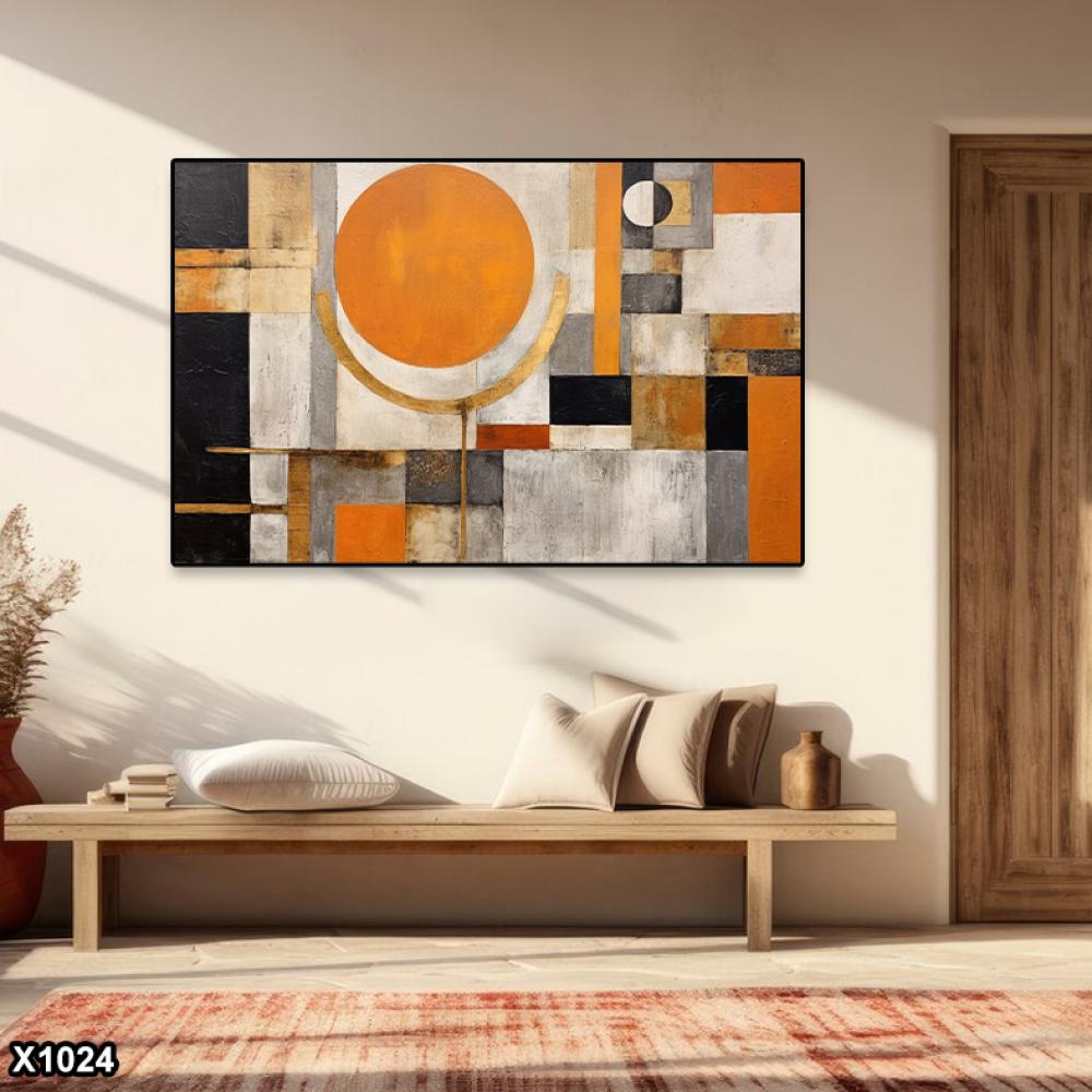 لوحة كانفس رسم تجريدي