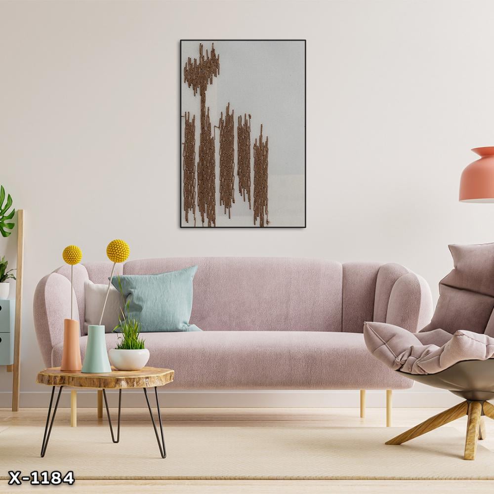 لوحة كانفس رسم تجريدي