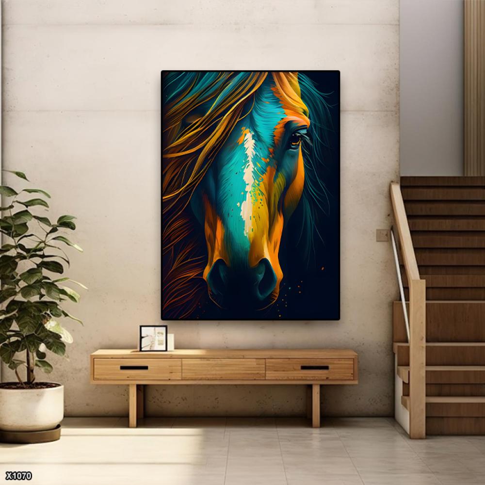 لوحة كانفس جرافيك خيل