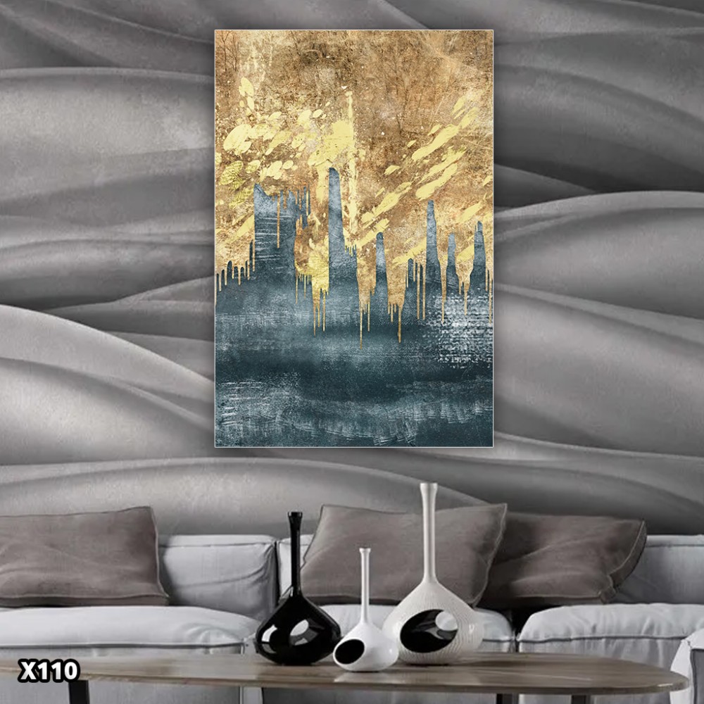 لوحة كانفس رسم تجريدي