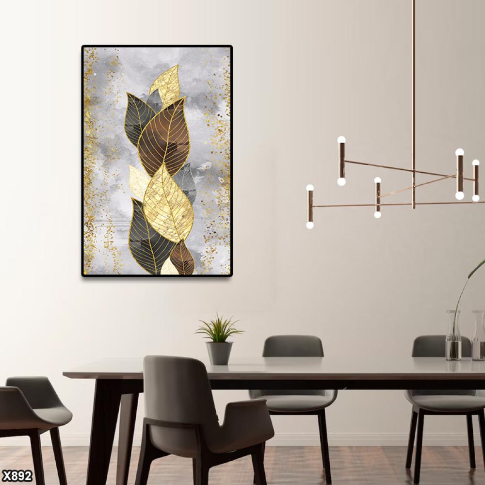 لوحة كانفس رسم تجريدي