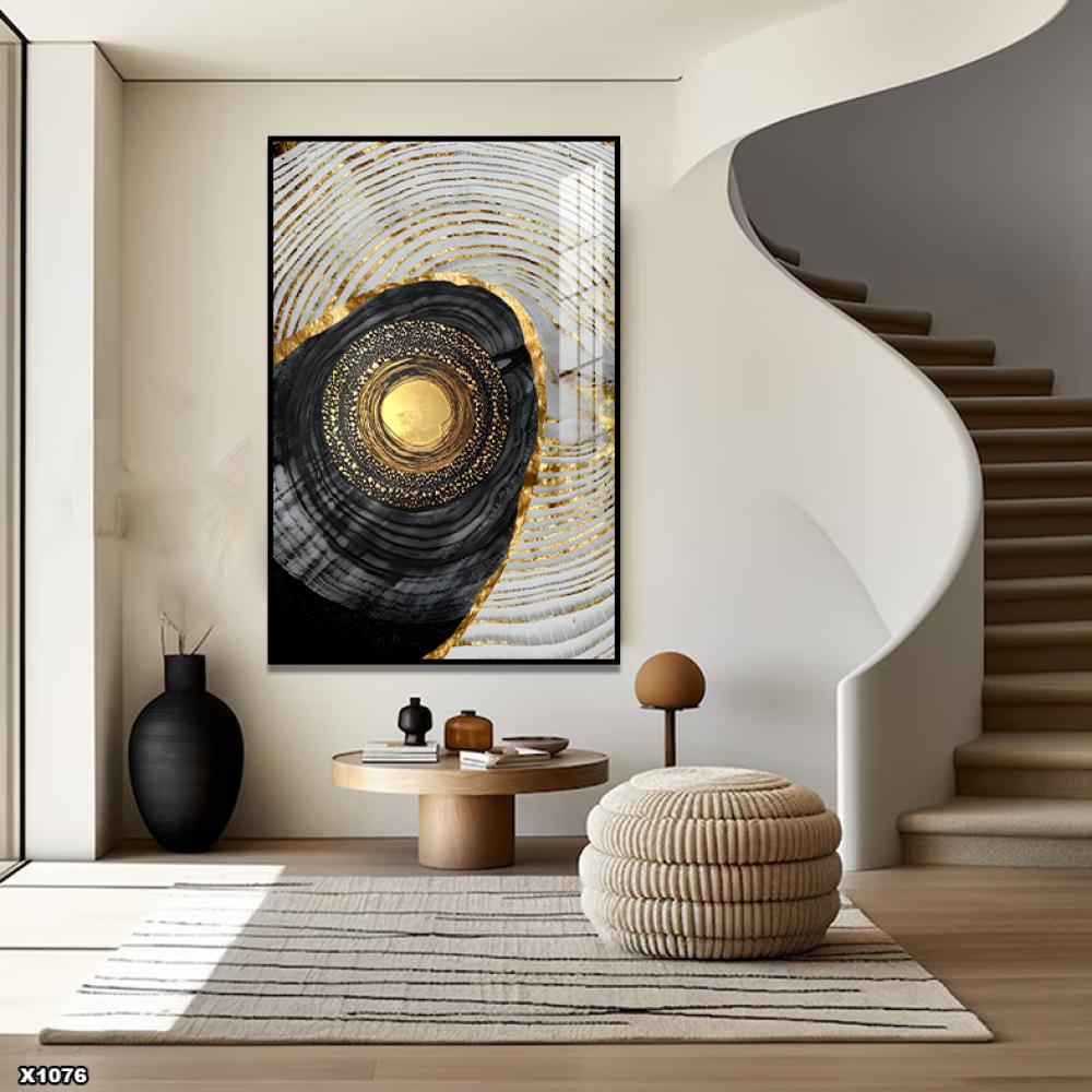 لوحة كانفس رسم تجريدي