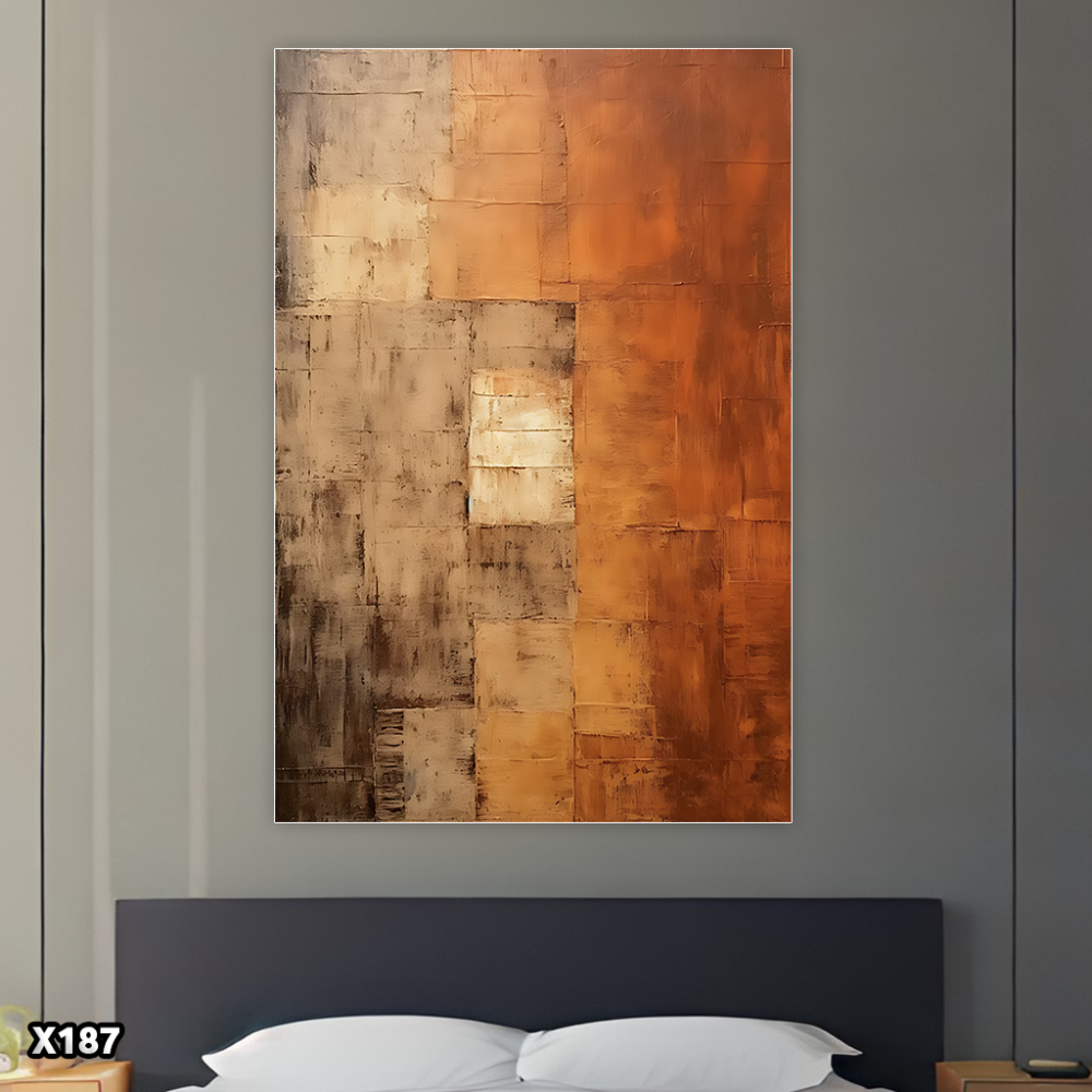 لوحة كانفس رسم تجريدي