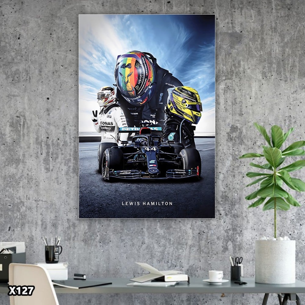 لوحة كانفس لويس هاميلتون