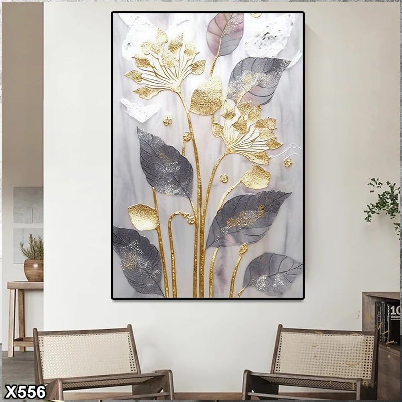 لوحة كانفس رسم تجريدي