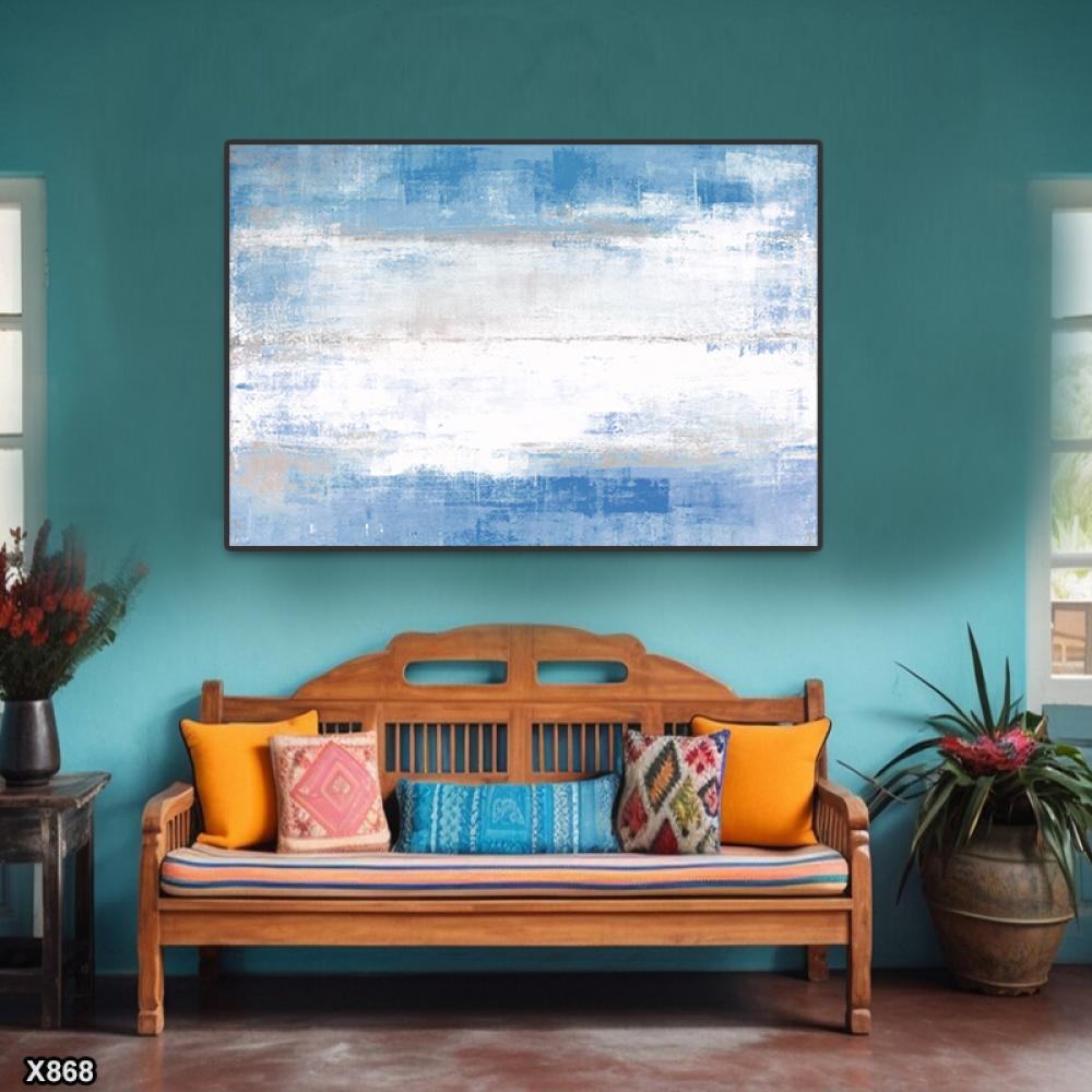 لوحة كانفس رسم تجريدي