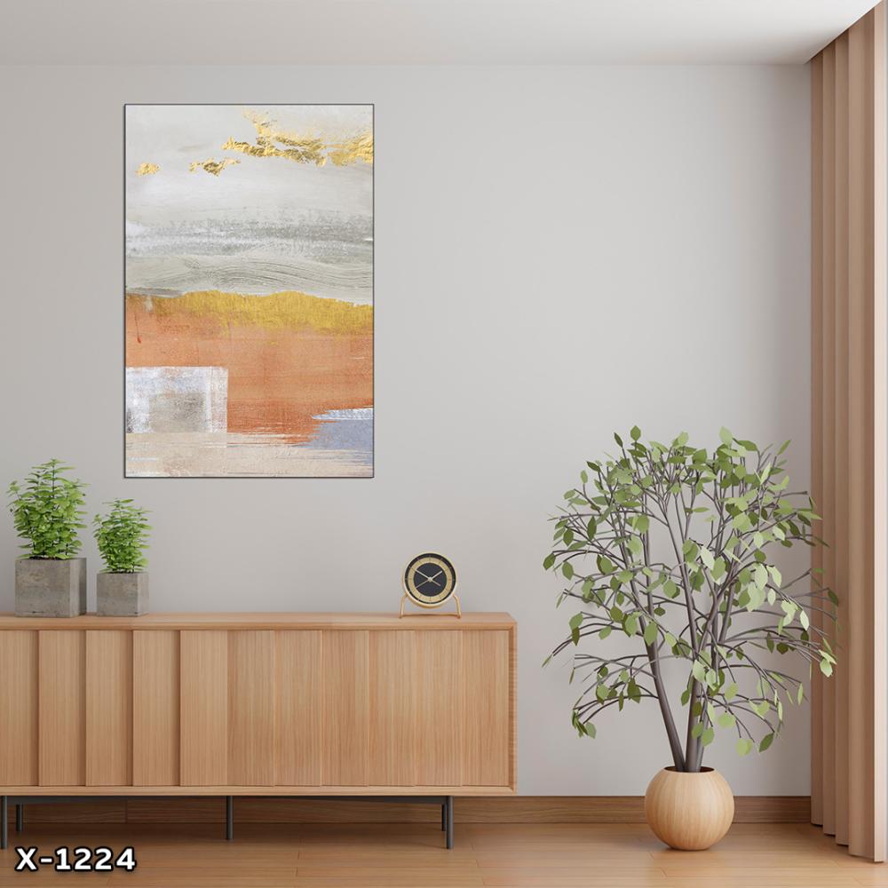 لوحة كانفس رسم تجريدي