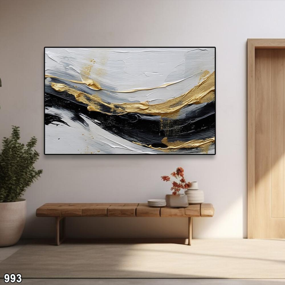 لوحة كانفس رسم تجريدي