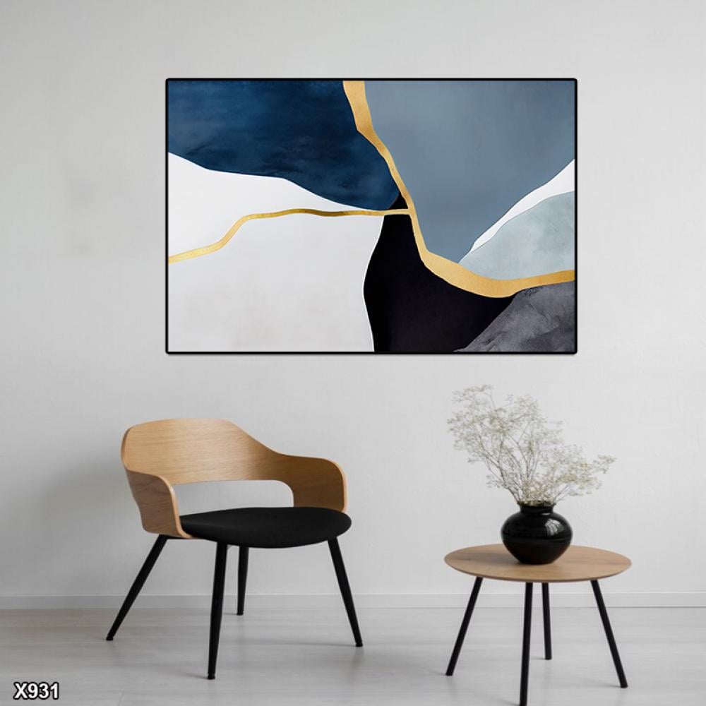 لوحة كانفس رسم تجريدي