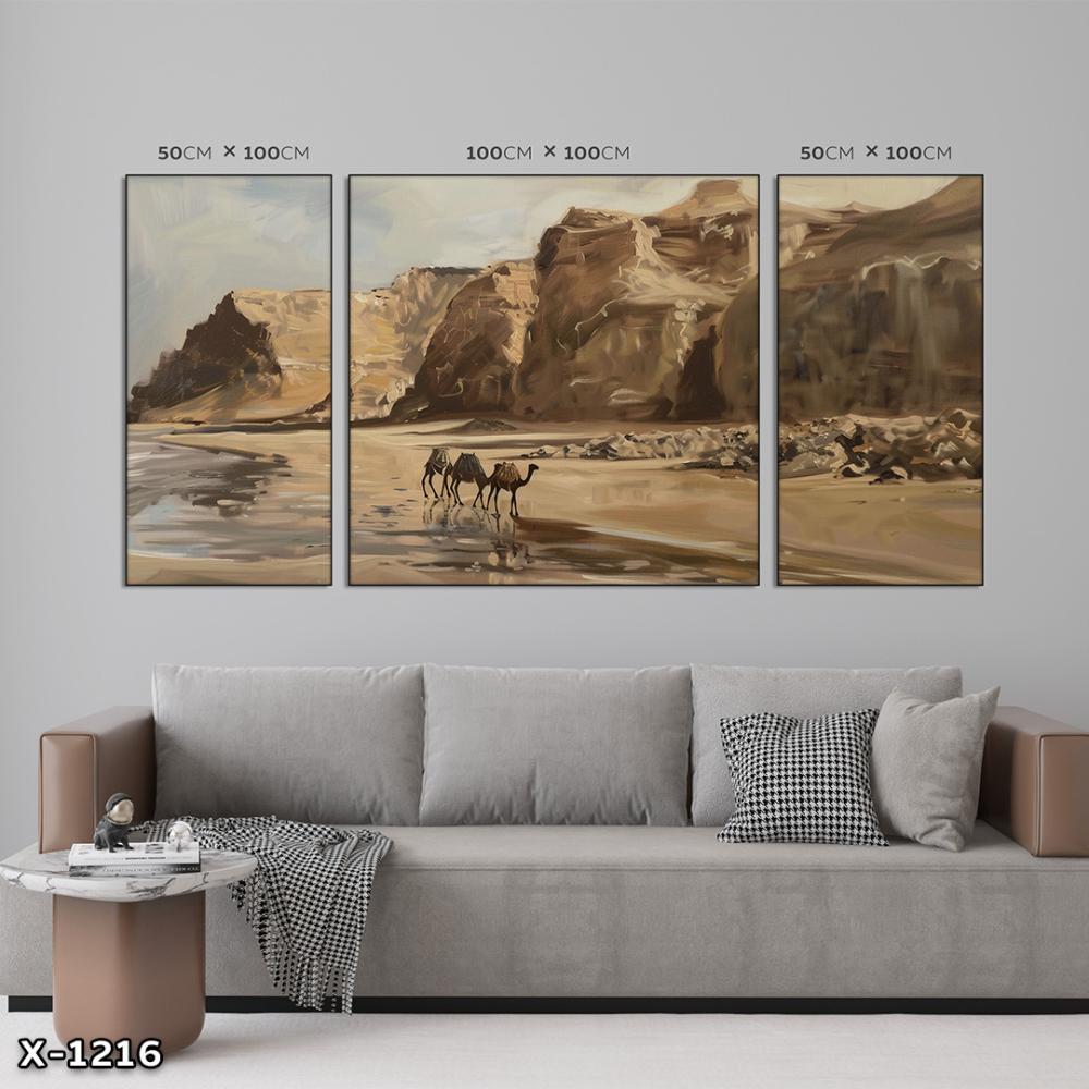 لوحة كانفس جِمال 3 قطع