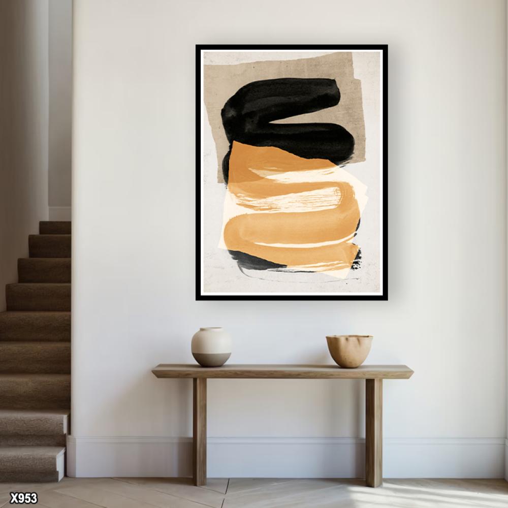 لوحة كانفس رسم تجريدي