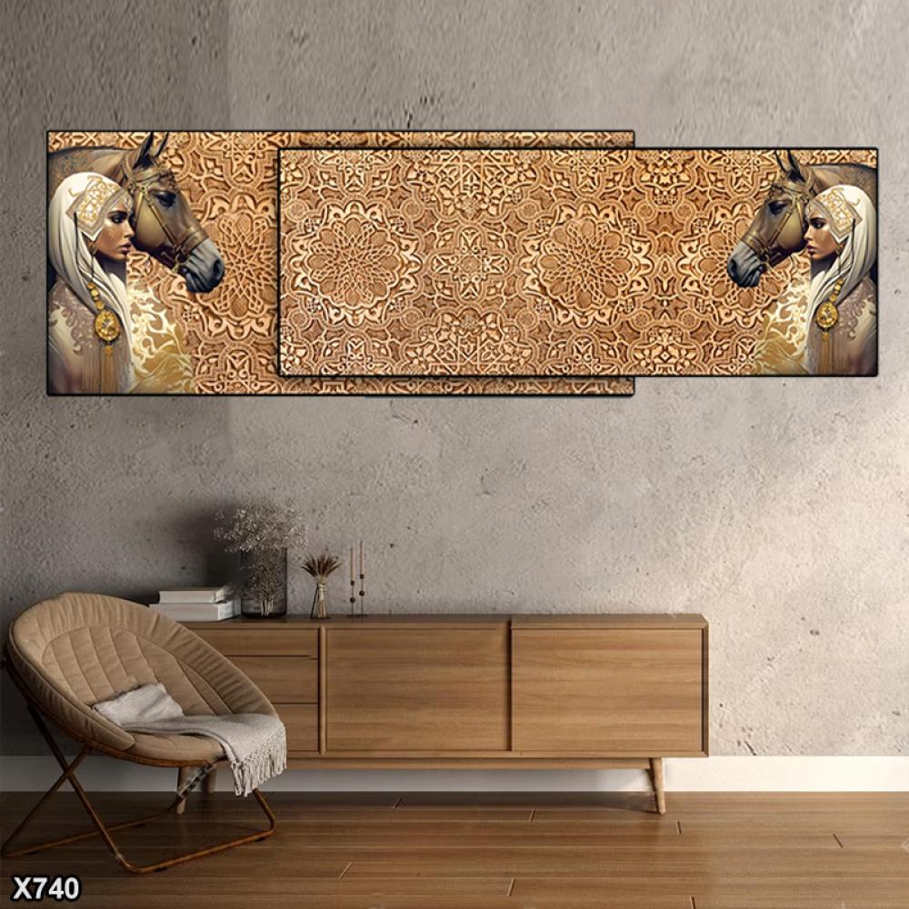 لوحتان كانفاس متداخلتان