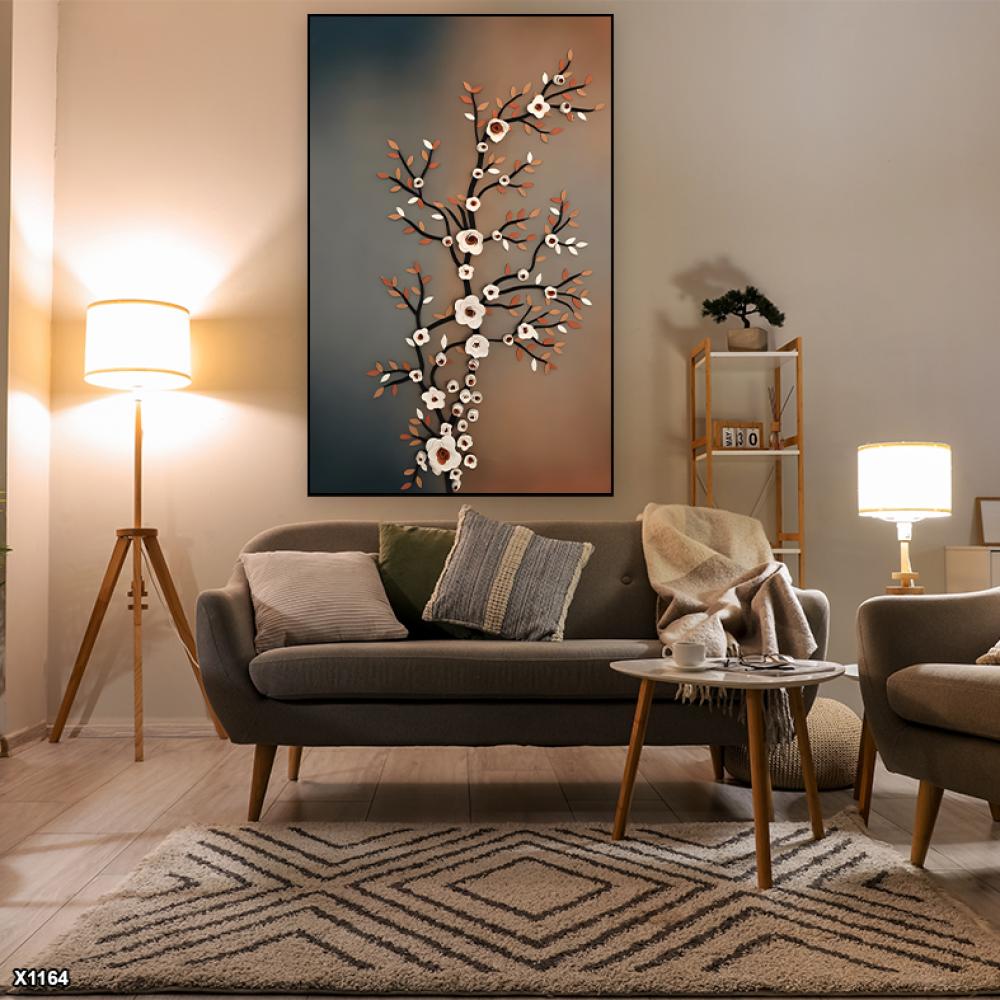 لوحة كانفس رسم تجريدي