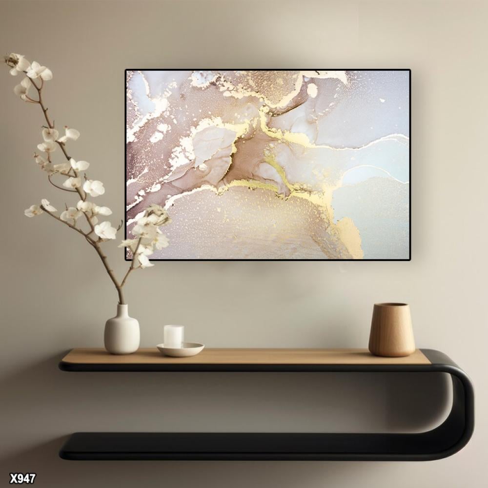 لوحة كانفس رسم تجريدي