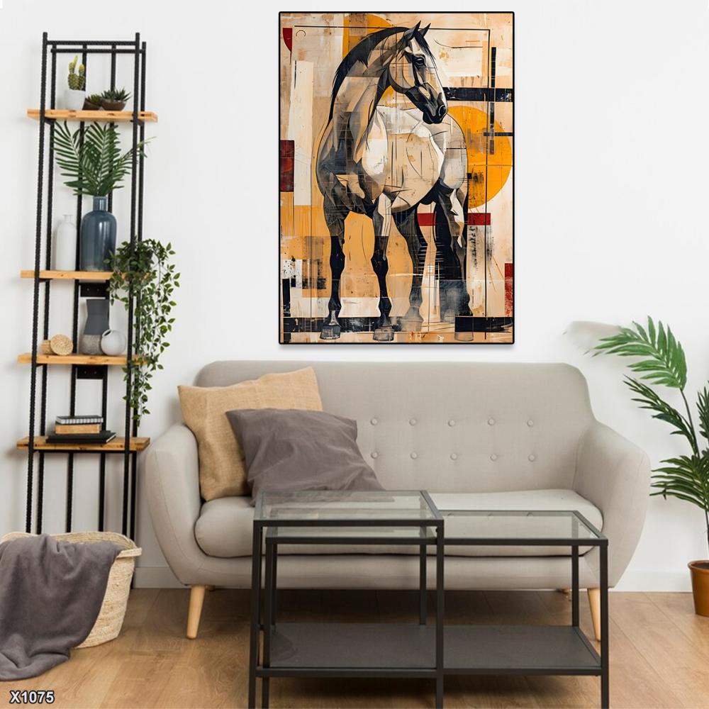 لوحة كانفس خيل