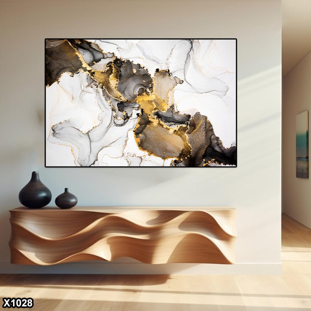 لوحة كانفس رسم تجريدي