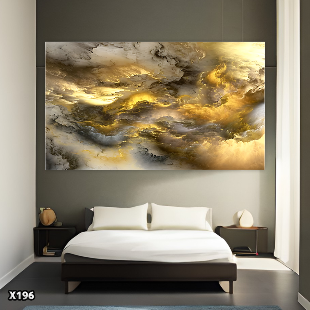 لوحة كانفس رسم تجريدي