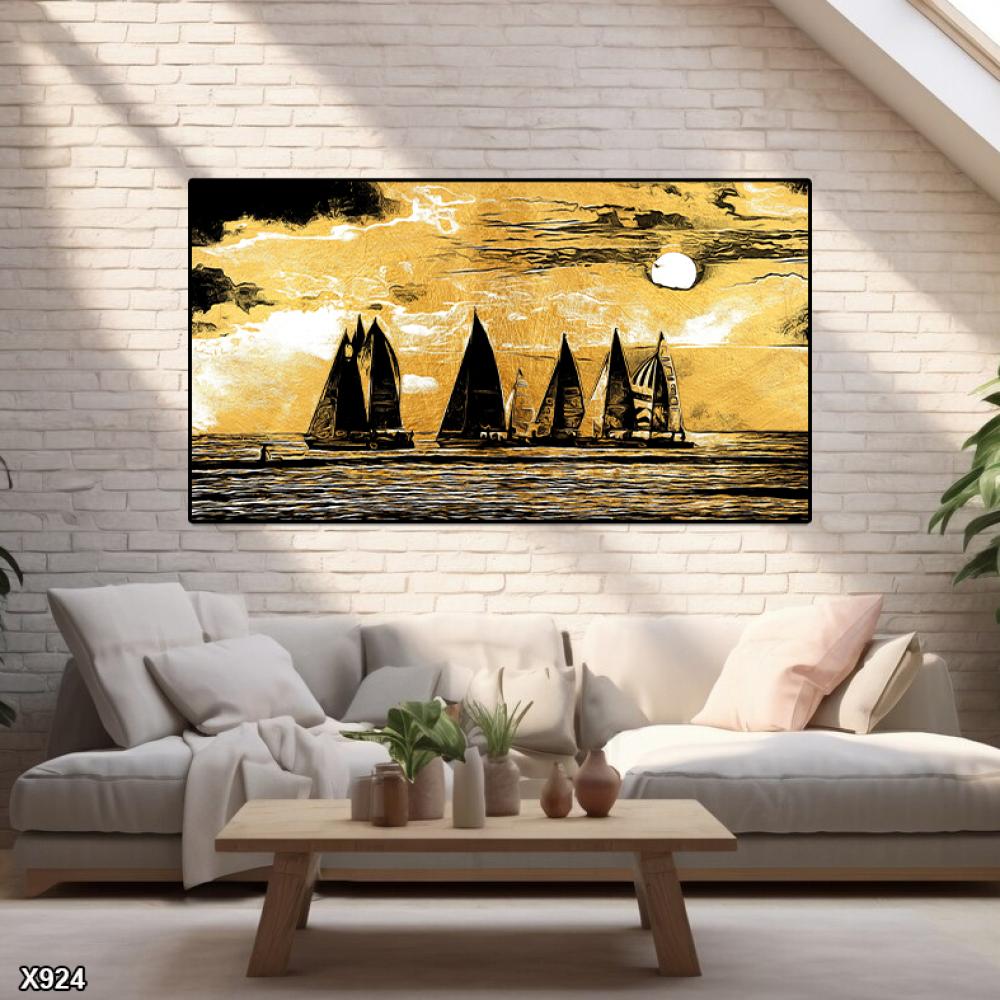 لوحة كانفس رسم تجريدي