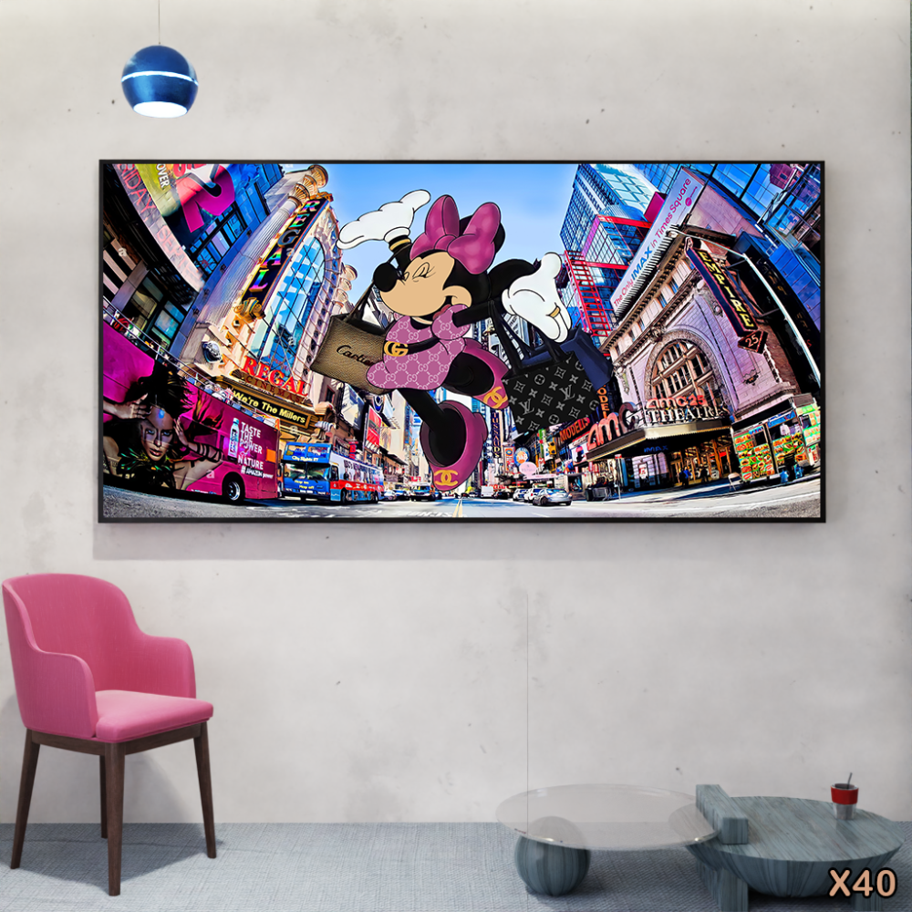 لوحة كانفاس ميكي ماوس
