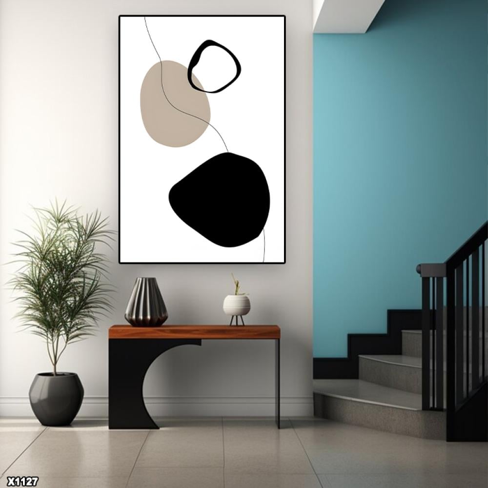 لوحة كانفس رسم تجريدي