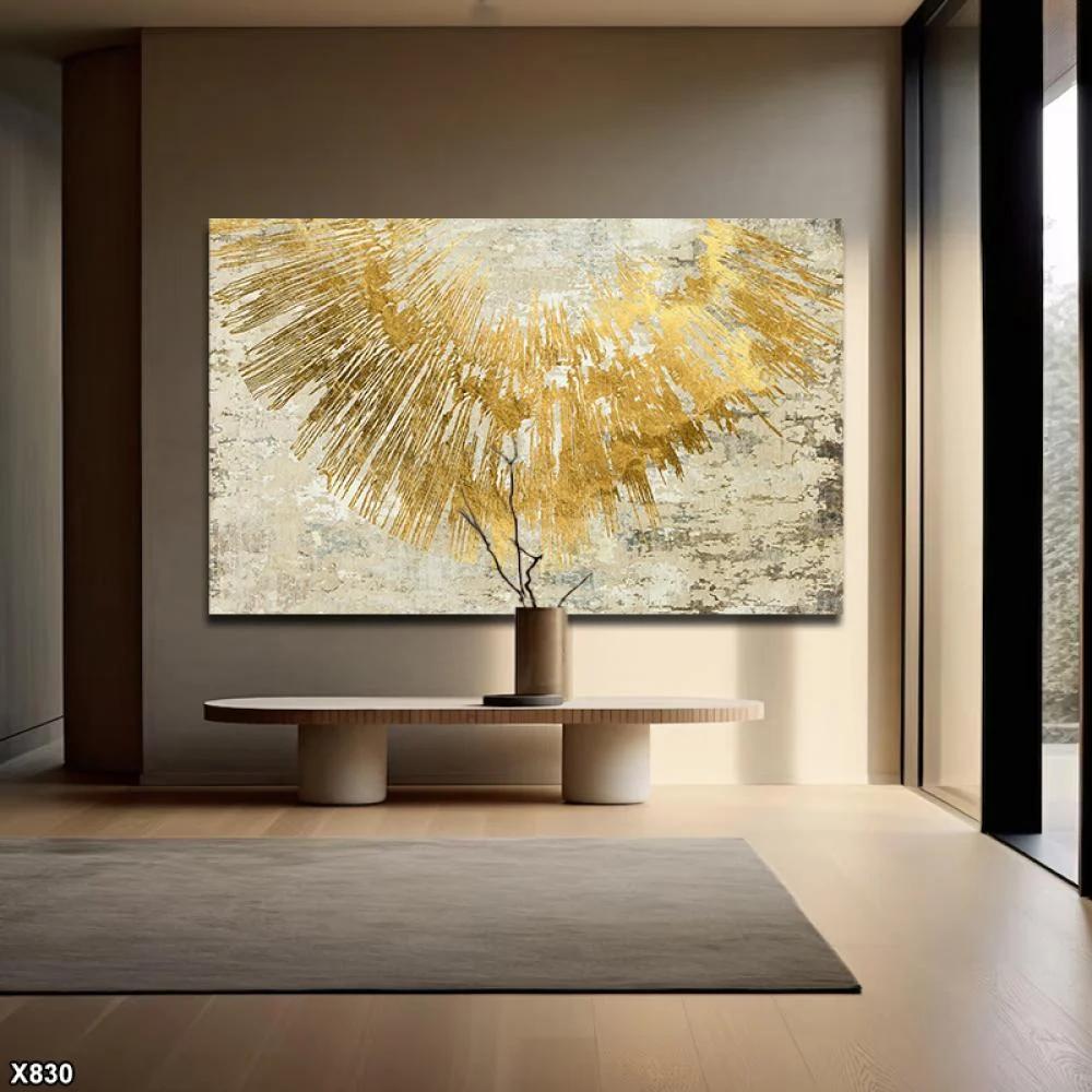 لوحة كانفس رسم تجريدي